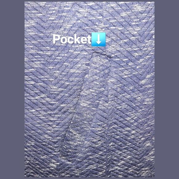 FLORA BLUE Women's Plus Size Blue & White Speckled Jacket 2X - Picture 5 of 13